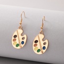 fashion alternative earrings resin palette geometric alloy ear hookspicture13