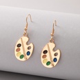 fashion alternative earrings resin palette geometric alloy ear hookspicture14