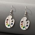 fashion alternative earrings resin palette geometric alloy ear hookspicture15