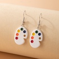 fashion alternative earrings resin palette geometric alloy ear hookspicture16