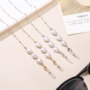 New pearl peach heart glasses chain hanging neck antilost mask chainpicture6