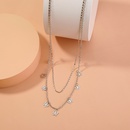 Retro Style Ladies Butterfly Pendent Tassel Multilayer Necklace Clavicle Chainpicture8