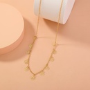 fashion metal snowflake pendent tassel handmade ladies necklacepicture8