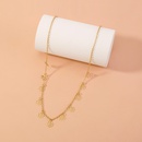 fashion metal snowflake pendent tassel handmade ladies necklacepicture9