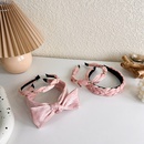 pink bow pearl chain twist headband girl hair accessoriespicture8