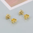 Fashion new heartshaped copper goldplated earringspicture9