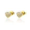 Fashion new heartshaped copper goldplated earringspicture11