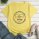 Letter Heart Print Ladies Loose Casual TShirtpicture9