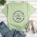 Letter Heart Print Ladies Loose Casual TShirtpicture10