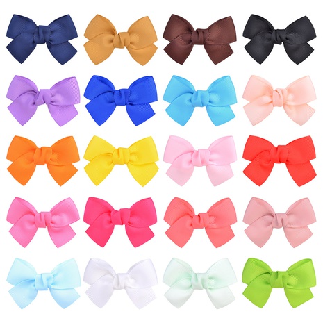 Creative broken flower bow new macaron color simple hairpin girl children's hair accessories NHCU646654's discount tags
