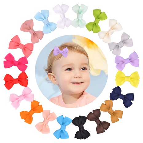 new baby multicolor 5cm mini children's ladies baby bow hairpin NHCU646657's discount tags