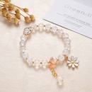 womens fashion crystal daisy pendent braceletpicture27