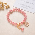 womens fashion crystal daisy pendent braceletpicture35