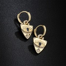 fashion copper 18K gold zircon devils eye copper earrings wholesalepicture8