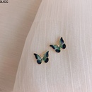 fashion drop oil butterfly earrings simple alloy earringspicture5