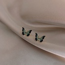 fashion drop oil butterfly earrings simple alloy earringspicture4