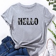 Letter Fashion Print Ladies Loose Casual TShirtpicture22