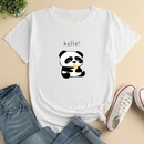 Panda Personality Print Tshirt dcontract pour femmepicture6