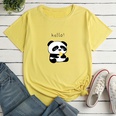 Panda Personality Print Tshirt dcontract pour femmepicture30