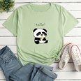 Panda Personality Print Tshirt dcontract pour femmepicture34