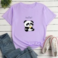Panda Personality Print Tshirt dcontract pour femmepicture38