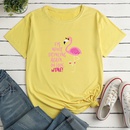 Letter Firebird Fashion Print Ladies Loose Casual TShirtpicture9