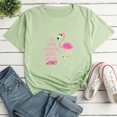 Letter Firebird Fashion Print Ladies Loose Casual TShirtpicture10