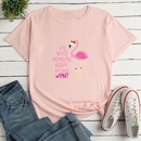 Letter Firebird Fashion Print Ladies Loose Casual TShirtpicture12