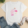Letter Firebird Fashion Print Ladies Loose Casual TShirtpicture17