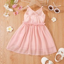 2022 summer baby girl pink suspender skirt fashion girl princess skirtpicture7