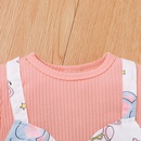 Cartoon baby cute dress new spring and autumn elephant print childrens skirtpicture7