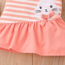 Childrens clothing wholesale summer baby girl striped shortsleeved dresspicture8