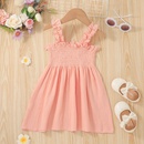 little girl suspender skirt clothes 2022 summer girls pink twist dresspicture9