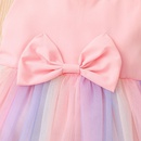 Little girl bow vest skirt 2022 summer girls mesh skirt wholesalepicture8