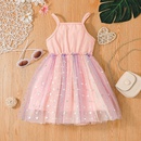 Summer baby cute suspender skirt girl pink mesh skirt summer dresspicture7
