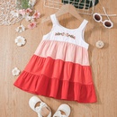 2022 summer baby girl suspender skirt cute print rainbow sleeveless dresspicture6