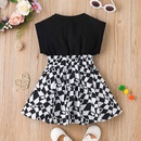 summer girls stitching dress Korean childrens vest skirt heart Aline skirtpicture9