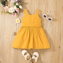 summer baby cute dress girl solid color childrens suspender skirtpicture9