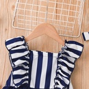 Childrens clothing wholesale summer girls suspender skirt casual striped skirtpicture7