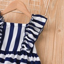 Childrens clothing wholesale summer girls suspender skirt casual striped skirtpicture8