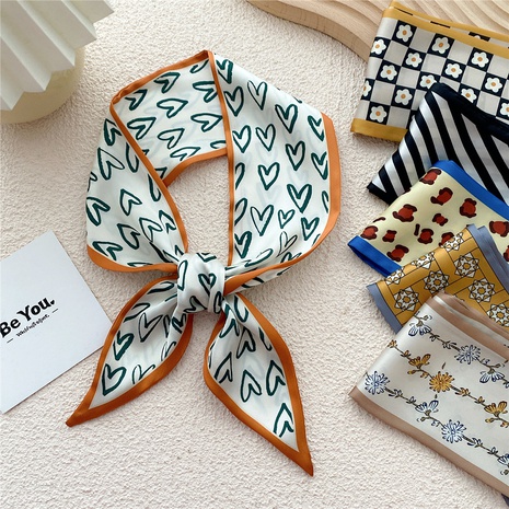 fashion bow silk scarf ribbon streamer decorative scarf's discount tags