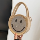 new smiling face shoulder female cute cotton linen small round fashion messenger bag 191865cmpicture8