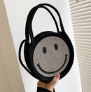 new smiling face shoulder female cute cotton linen small round fashion messenger bag 191865cmpicture9