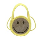 new smiling face shoulder female cute cotton linen small round fashion messenger bag 191865cmpicture12