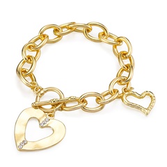 Wholesale Hollow Heart Piece Pendant O Chain Pendant OT Buckle Bracelet