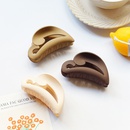 Autumn and winter retro coffeecolored hair large shark clips girls hair accessories NHJXI648287picture8