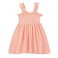 little girl suspender skirt clothes 2022 summer girls pink twist dresspicture11