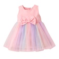Little girl bow vest skirt 2022 summer girls mesh skirt wholesalepicture11