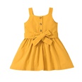 summer baby cute dress girl solid color childrens suspender skirtpicture14