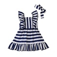 Childrens clothing wholesale summer girls suspender skirt casual striped skirtpicture11